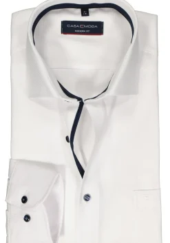 CASA MODA modern fit overhemd, dobby, wit