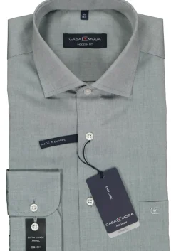 CASA MODA modern fit overhemd, mouwlengte 7, grijs