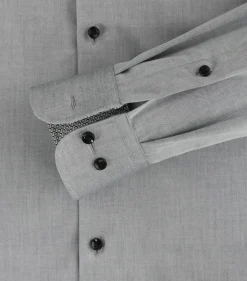 CASA MODA modern fit overhemd, popeline, grijs