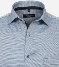 CASA MODA modern fit overhemd, dobby, blauw