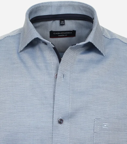 CASA MODA modern fit overhemd, dobby, blauw