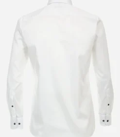 CASA MODA modern fit overhemd, twill, wit