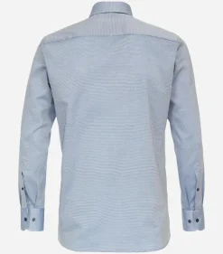 CASA MODA modern fit overhemd, dobby, blauw