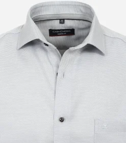 CASA MODA modern fit overhemd, dobby, grijs
