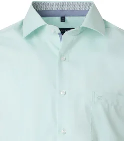 CASA MODA modern fit overhemd, popeline, groen