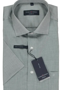 CASA MODA modern fit overhemd, korte mouw, grijs