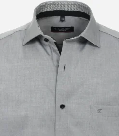 CASA MODA modern fit overhemd, popeline, grijs