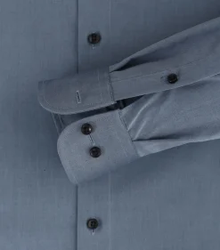 CASA MODA modern fit overhemd, popeline, blauw