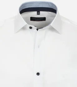 CASA MODA modern fit overhemd, popeline, wit