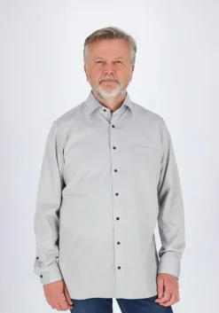 CASA MODA modern fit overhemd, dobby, grijs