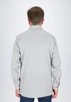 CASA MODA modern fit overhemd, dobby, grijs