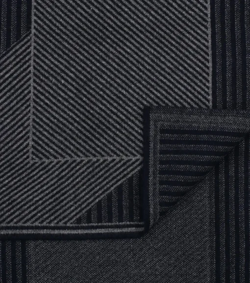 CASA MODA sjaal, blauw dessin
