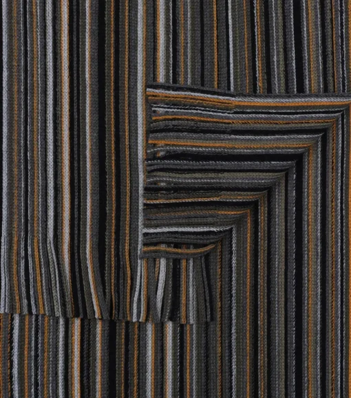 CASA MODA sjaal, geel gestreept