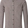 CASA MODA Sport comfort fit overhemd, flanel, bruin geruit