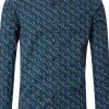 CASA MODA Sport comfort fit overhemd, popeline, blauw dessin