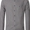 CASA MODA Sport comfort fit overhemd, popeline, blauw dessin