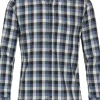 CASA MODA Sport comfort fit overhemd, flanel, blauw geruit