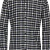 CASA MODA Sport comfort fit overhemd, flanel, groen geruit