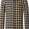 CASA MODA Sport comfort fit overhemd, flanel, blauw dessin
