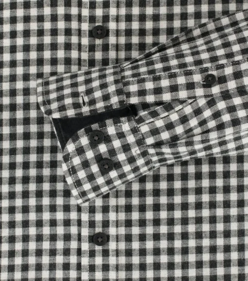 CASA MODA Sport comfort fit overhemd, flanel, antraciet geruit