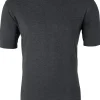 CASA MODA T-shirt, O-neck, antraciet melange