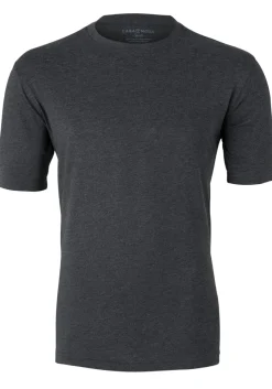 CASA MODA T-shirt, O-neck, antraciet melange