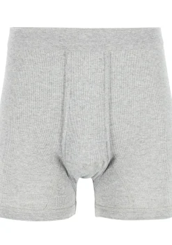 Ceceba heren boxer met gulp (1-pack), dubbelrib, grijs