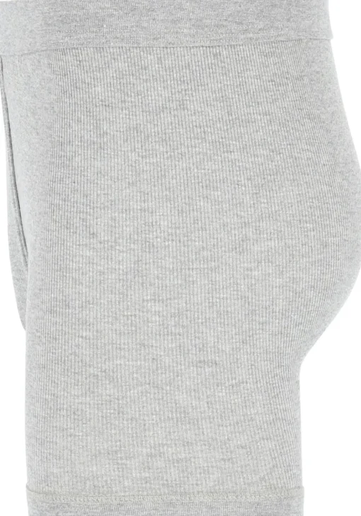 Ceceba heren boxer met gulp (1-pack), dubbelrib, grijs