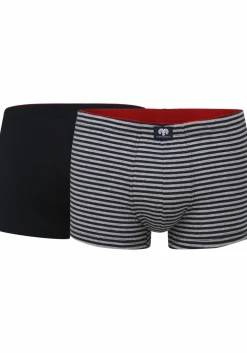 Ceceba heren boxer normale lengte (2-pack), donkerblauw gestreept