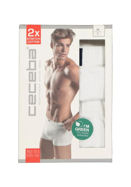Ceceba heren boxers (2-pack), wit