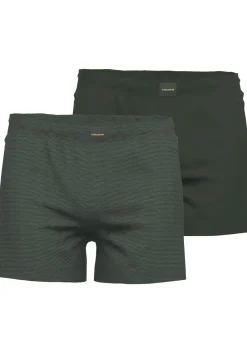 Ceceba heren boxershorts wijd model met gulp (2-pack), donkergrijs gestreept