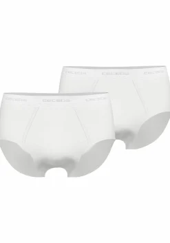 Ceceba heren minislip met gulp (2-pack), wit