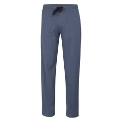Ceceba heren pyjama- of loungebroek, donkerblauw melange