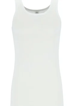 Ceceba heren singlets fijnrib regular fit (2-pack), wit