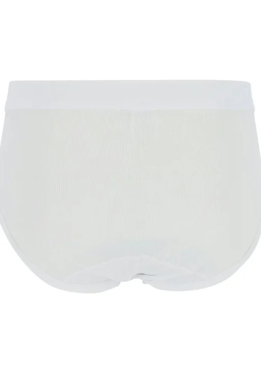 Ceceba heren slips met gulp, dubbelrib (2-pack), wit