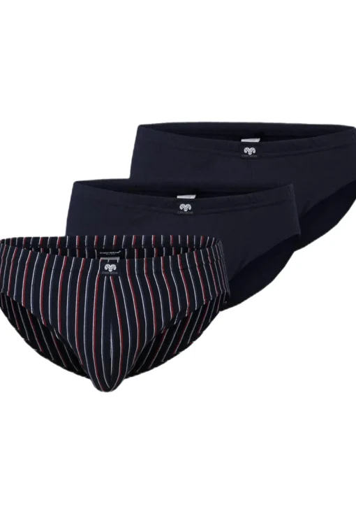 Ceceba heren sport slip (3-pack), donkerblauw