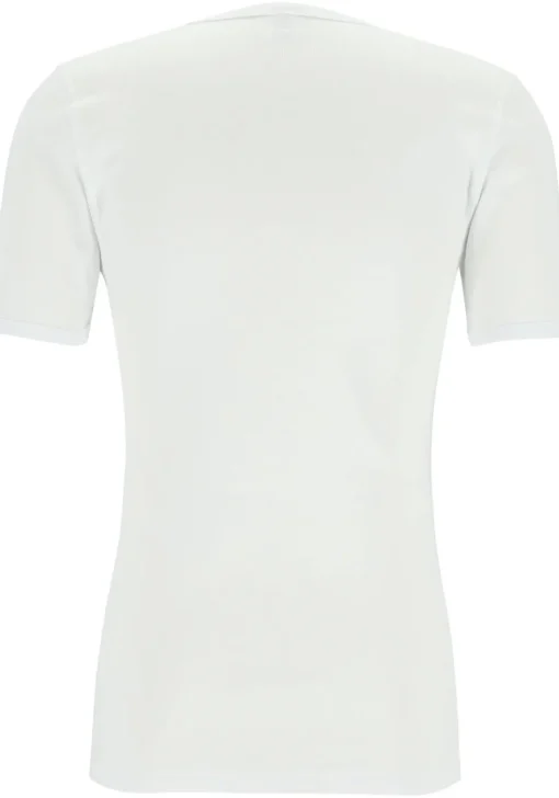 Ceceba heren T-shirt fijnrib regular fit (1-pack), O-hals, wit
