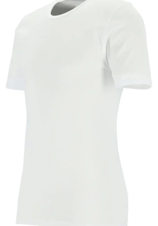 Ceceba heren T-shirt fijnrib regular fit (1-pack), O-hals, wit