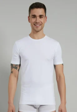 Ceceba heren T-shirt met O-hals (1-pack), wit