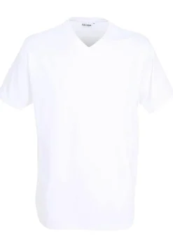 Ceceba heren T-shirt V-hals (2-pack), wit