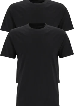Ceceba heren T-shirts regular fit (2-pack), O-hals, zwart