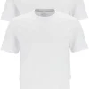 Ceceba heren T-shirts regular fit (2-pack), O-hals, wit