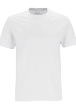Ceceba heren T-shirts regular fit (2-pack), O-hals, wit