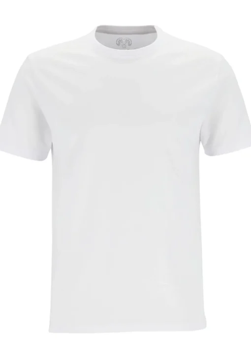 Ceceba heren T-shirts regular fit (2-pack), O-hals, wit