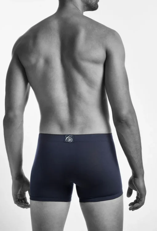 Claesen's Cls No.1 extra lange boxer met gulp (2-pack), heren pima long boxer, blauw