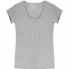 Claesen's dames Basics T-shirt (1-pack), T-shirt korte mouw, grijs