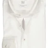 ETERNA 1863 slim fit casual Soft tailoring overhemd, twill heren overhemd, wit