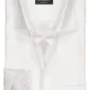 ETERNA comfort fit overhemd, niet doorschijnend twill heren overhemd, wit