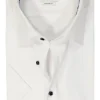 ETERNA comfort fit overhemd korte mouw, Oxford, wit