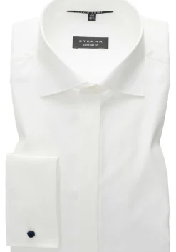 ETERNA comfort fit overhemd, twill, ecru